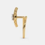 0.1 Carat Round White Diamond Solitaire Nose Pin – Elegant Wahida