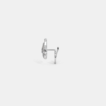 0.1 Carat Round White Diamond Solitaire Nose Pin – The Leafy Betel