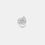0.1 Carat Round White Diamond Solitaire Nose Pin – The Leafy Betel