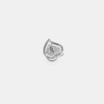 0.1 Carat Round White Diamond Solitaire Nose Pin – The Leafy Betel