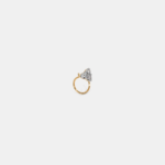 Enchant Kookie 0.1 ct Round White Floating Diamond Nose Pin