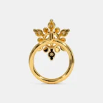 Grahi Luxe 0.1 Carat Round White Diamond Solitaire Nose Pin