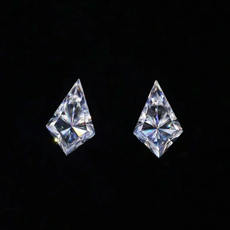 Kite - White - Moissanite Stone – View 1