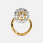 Majestic Fahari Unique Gemstone Nose Pin with Luminous Sparkle