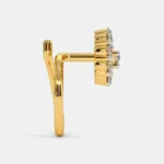 Majestic Fahari Unique Gemstone Nose Pin with Luminous Sparkle