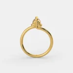 Tansy Glow 0.25 Carat Round White Diamond Solitaire Nose Pin