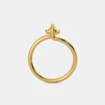 The Adonis Luxe 0.1 Carat Round White Diamond Solitaire Nose Pin