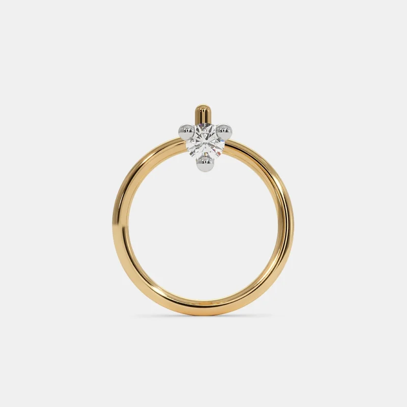 The Allium Spark Diamond Nose Pin Online | Primira Luxury