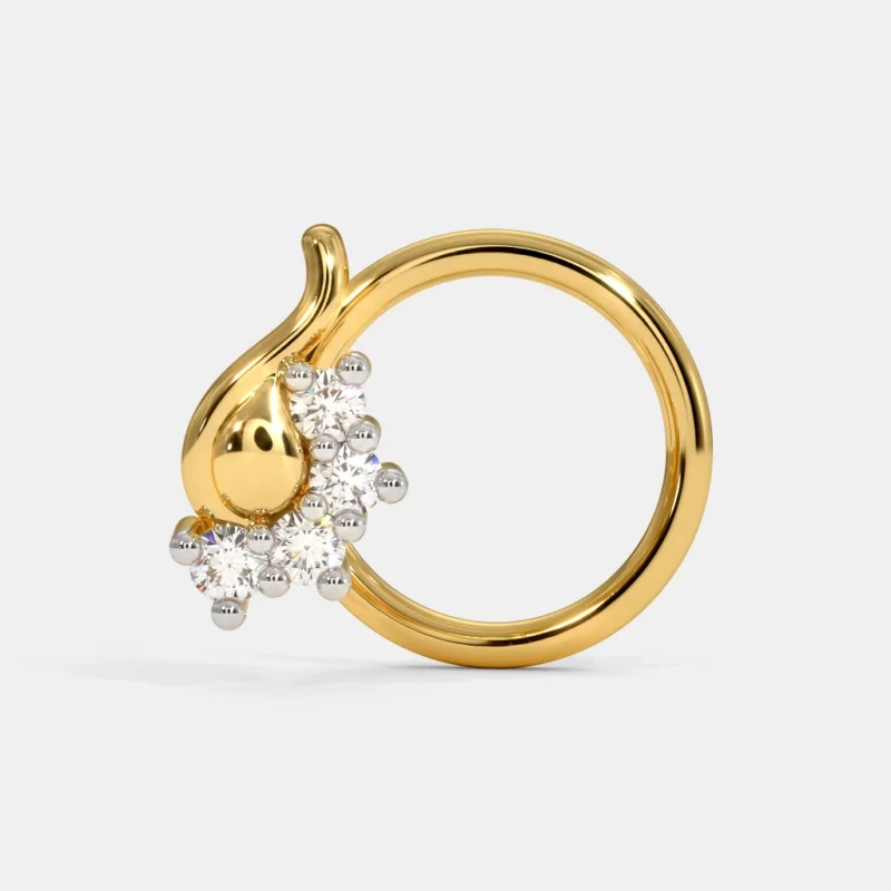 The Astraea Radiance Nose Pin Online | Primira Luxury
