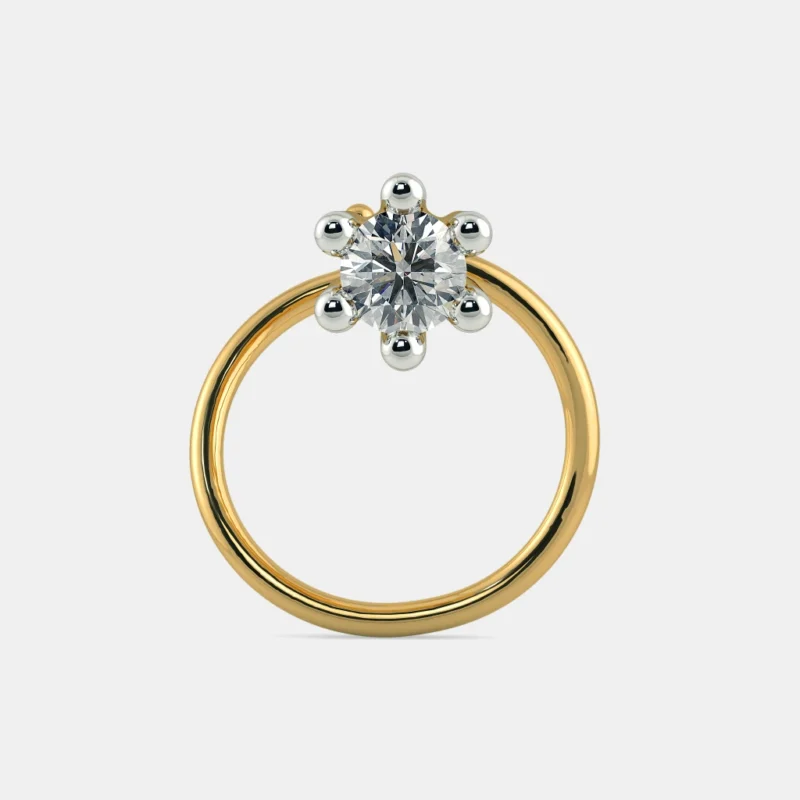 The Ixia Spark Diamond Nose Pin Online | Primira Luxury