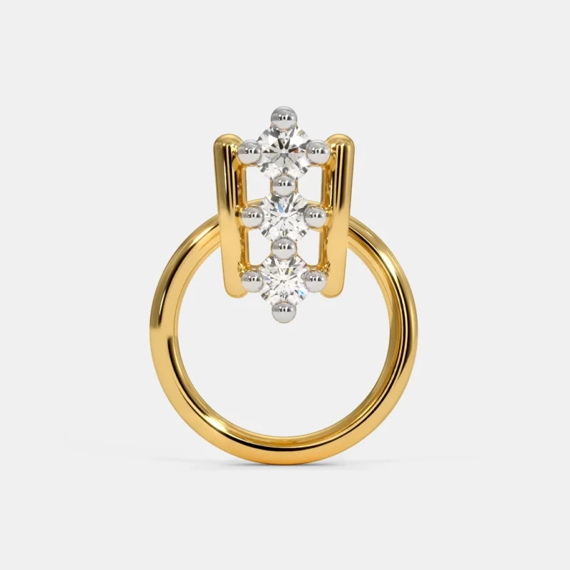 The Lumina Aura Nose Pin Online | Primira Luxury
