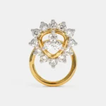 The Nova Shine 0.25 Carat Round White Diamond Nose Pin