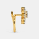 The Nova Shine 0.25 Carat Round White Diamond Nose Pin