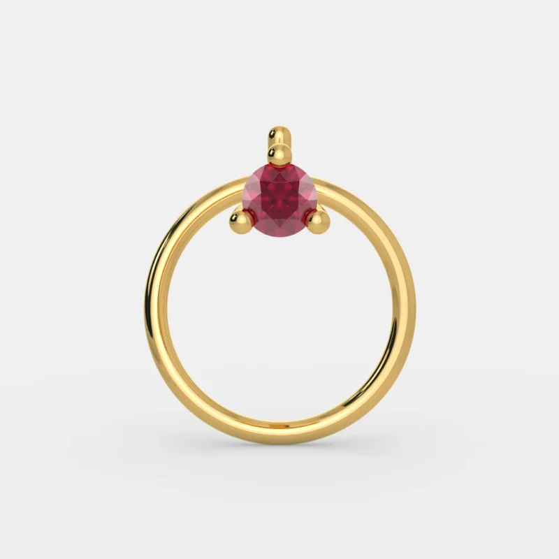 The Tansy Glow Diamond Nose Pin Online | Primira Luxury