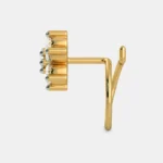 Vervain Spark 0.1 Carat Round White Diamond Solitaire Nose Pin