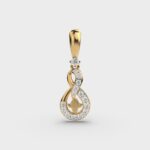 Sparkling Bond Mangalsutra Pendant – View 1