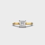 50 Cent Princess Sparkle Solitaire Diamond Ring – View 1
