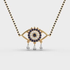 Celestial Guard Diamond Mangalsutra – View 1