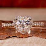 Eternal Heart 1.03 CT Heart Shaped Lab Grown Diamond Halo Ring – View 1