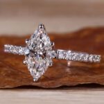 1.0 CT Marquise Gleam Pave Ring – View 1