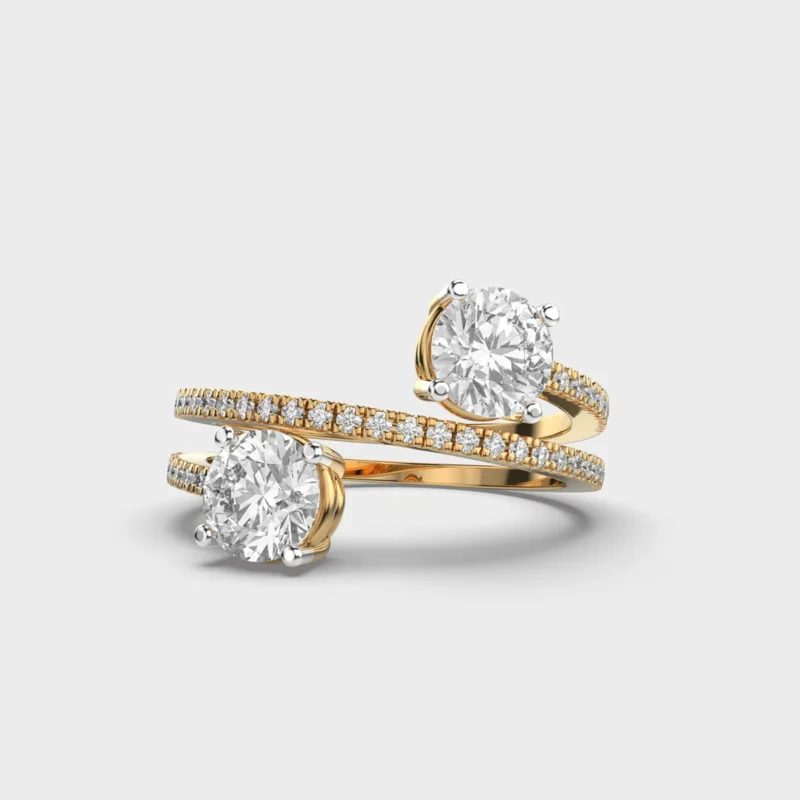 1 Carat Celestial Swirl Diamond Ring – View 1
