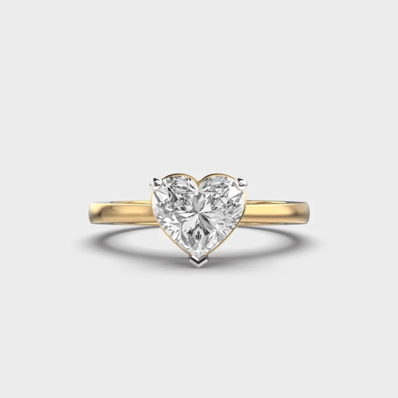 1 Carat Everlasting Heart Diamond Ring – View 1