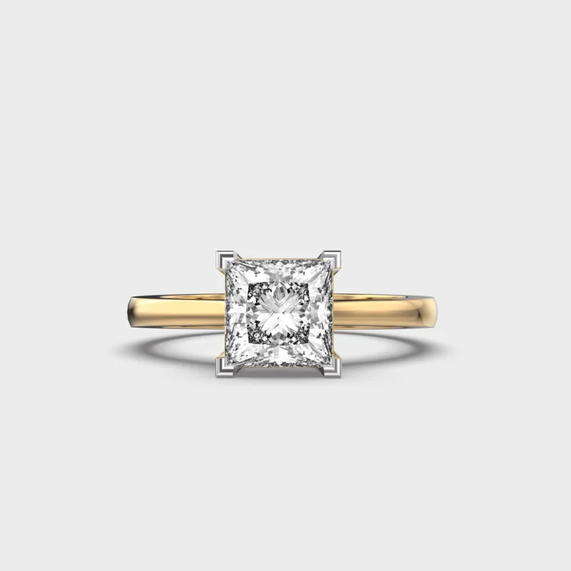 1 Carat Majestic Princess Solitaire Ring – View 1