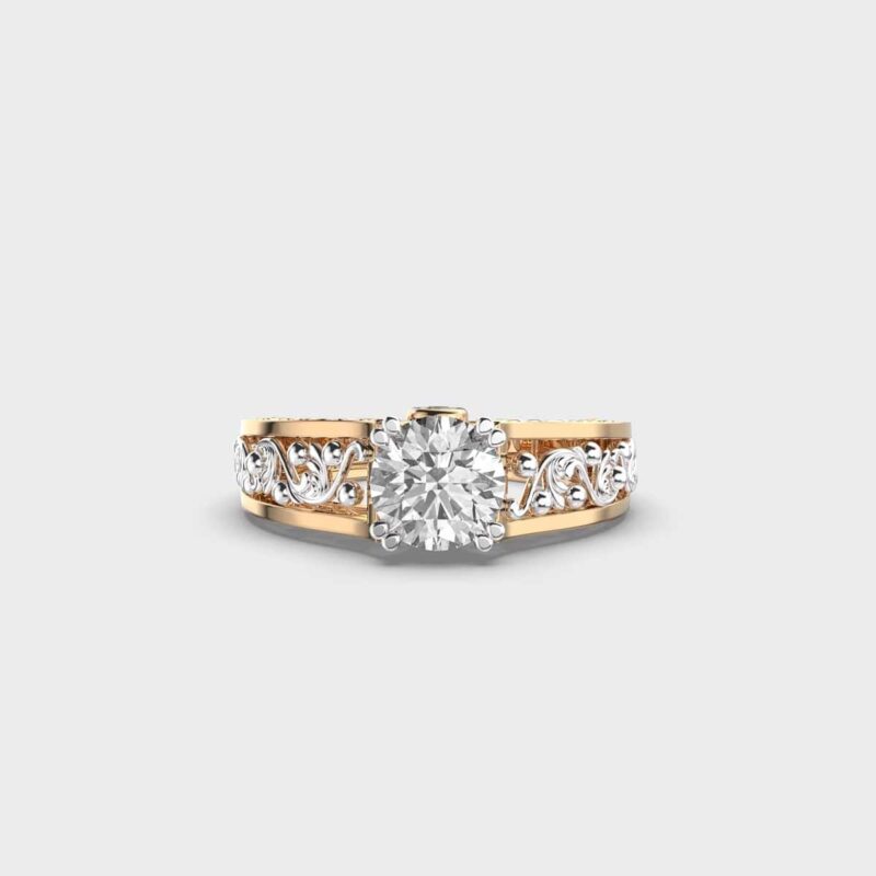 70 Cent Blossoming Glow Diamond Ring – View 1