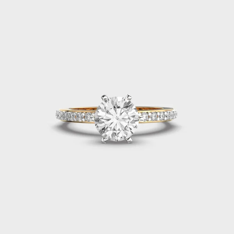 1 Carat Brilliance Embrace Solitaire Ring – View 1