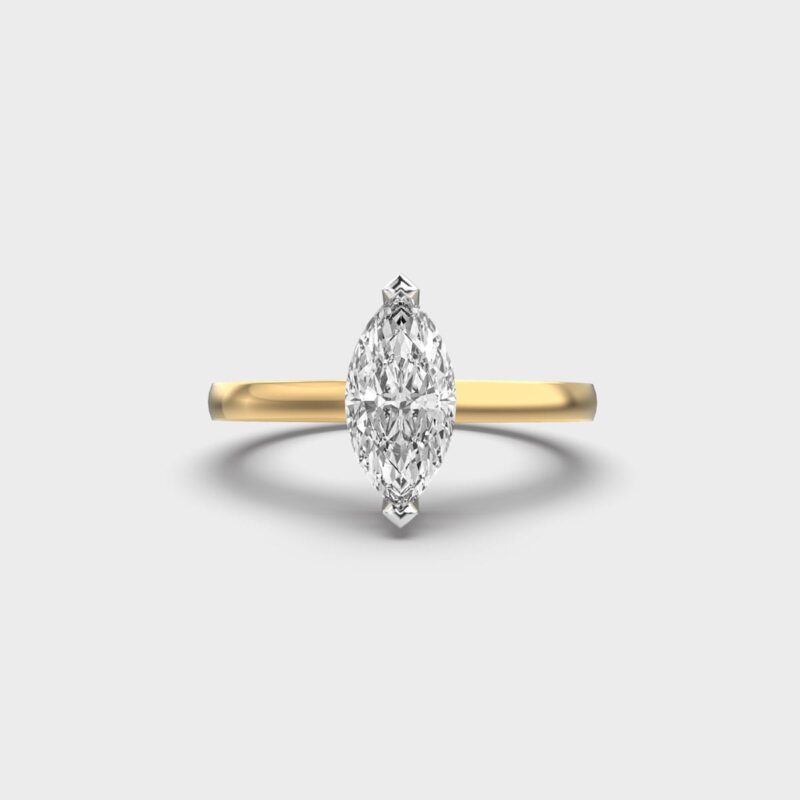 1 Carat Timeless Elegance Marquise Diamond Ring – View 1