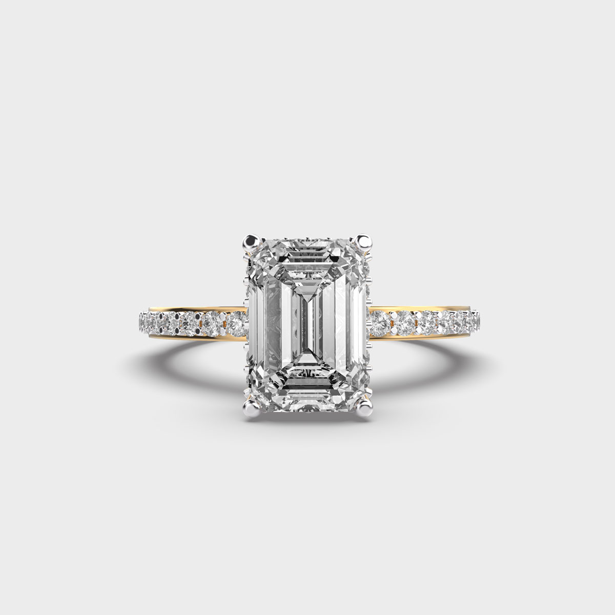 2 Carat Ethereal Emerald Symphony Ring – View 1