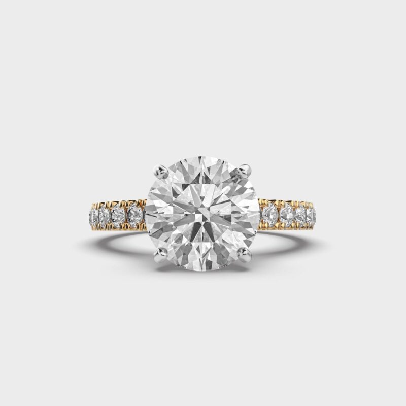 2 Carat Timeless Radiance Classic Solitaire Diamond Ring – View 1