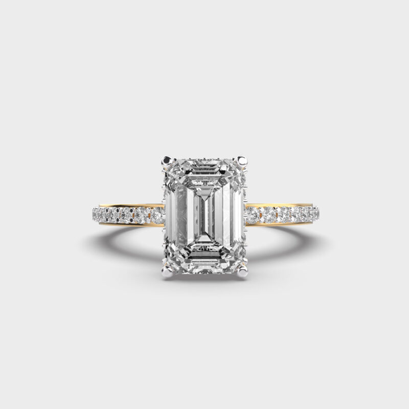 2 Carat Ethereal Emerald Symphony Ring – View 1