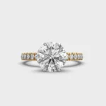 2 Carat Round White Solitaire Ring – Grandeur Radiance 1.5 Carat Grandeur Radiance Ring – View 1