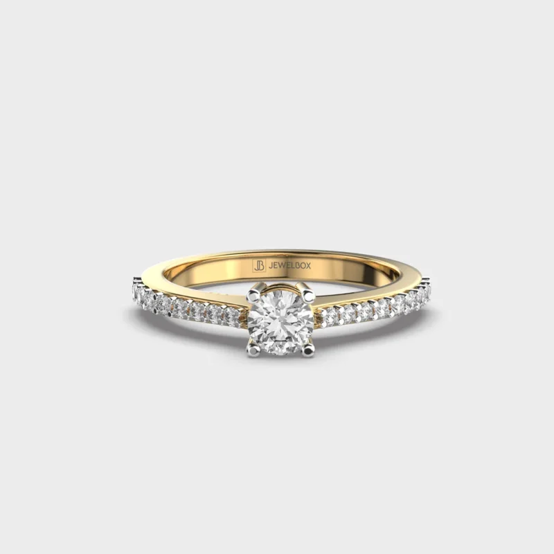 30 Cent Luminous Solitaire Diamond Ring – View 1