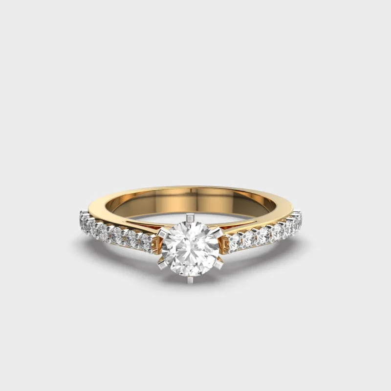 30 Cent Vogue Solitaire Diamond Ring – View 1