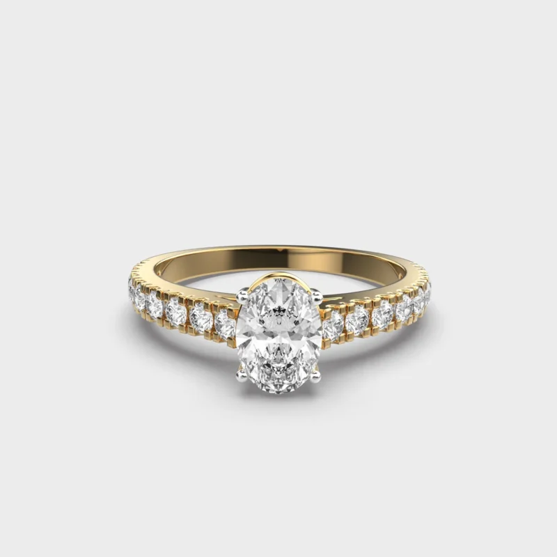 40 Cent Oval Brilliance Diamond Solitaire – View 1