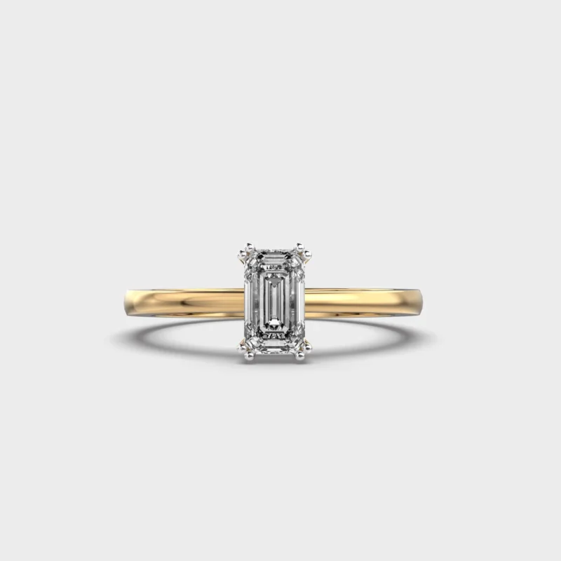 50 Cent Classic Emerald Elegance Ring – View 1