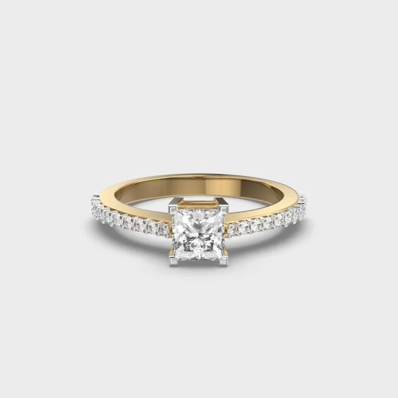 50 Cent Princess Diamond Elegance Ring – View 1