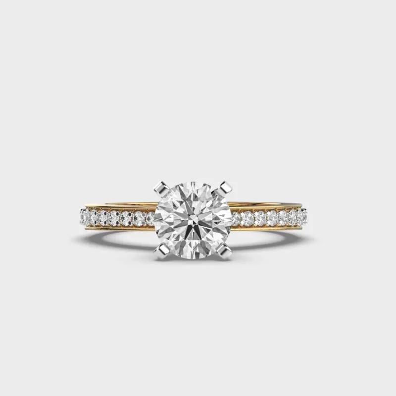60 Cent Brilliant Solitaire Diamond Ring – View 1