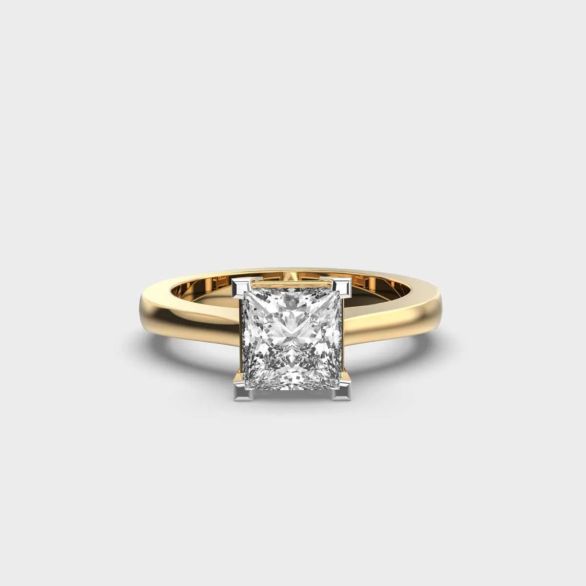 70 Cent Lustre Queen Solitaire Ring – View 1
