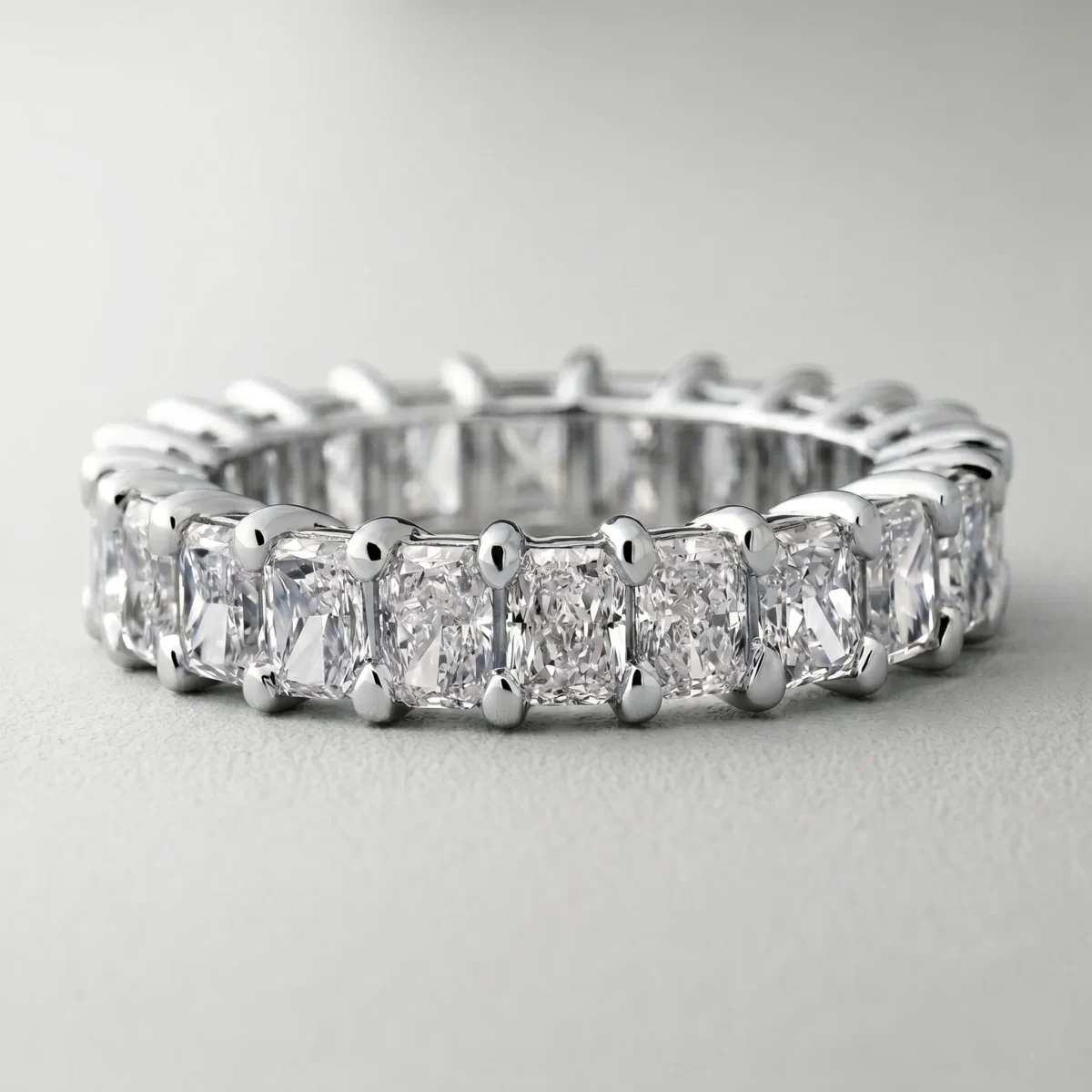 rng-etr-lgd-24-dr18 (1) Radiant Glow 4 Carat Radiant White Diamond Band Online | Primira Luxury