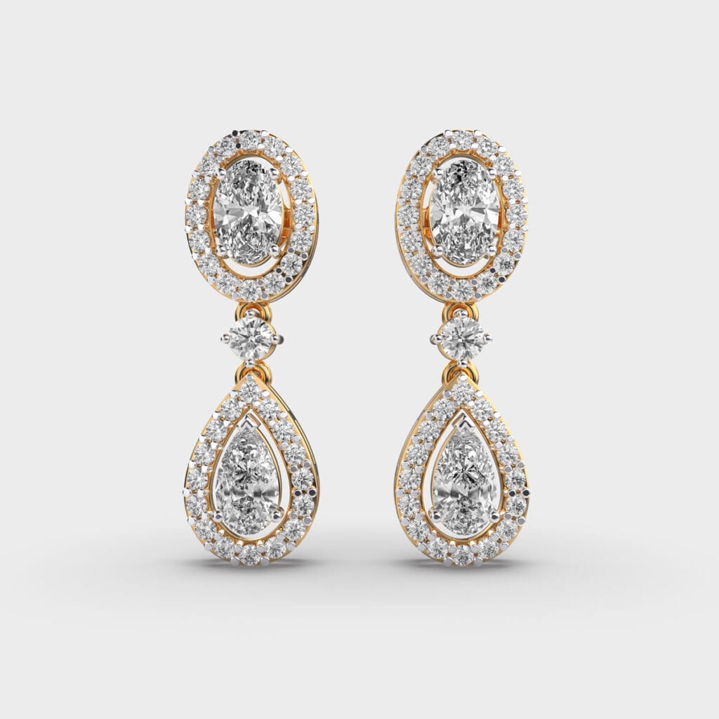 Eternal Bond Diamond Danglers – View 1