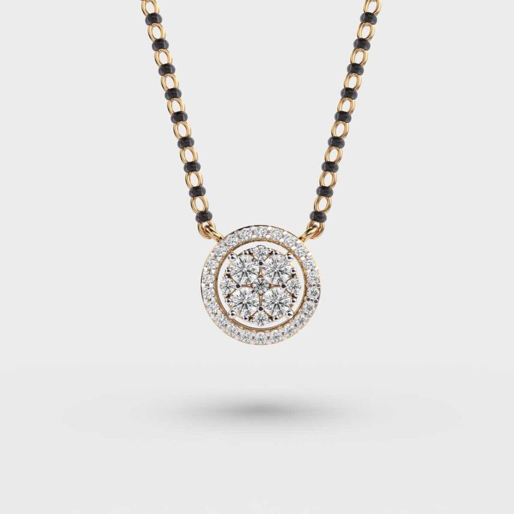 Eternal Blessings Diamond Mangalsutra – View 1