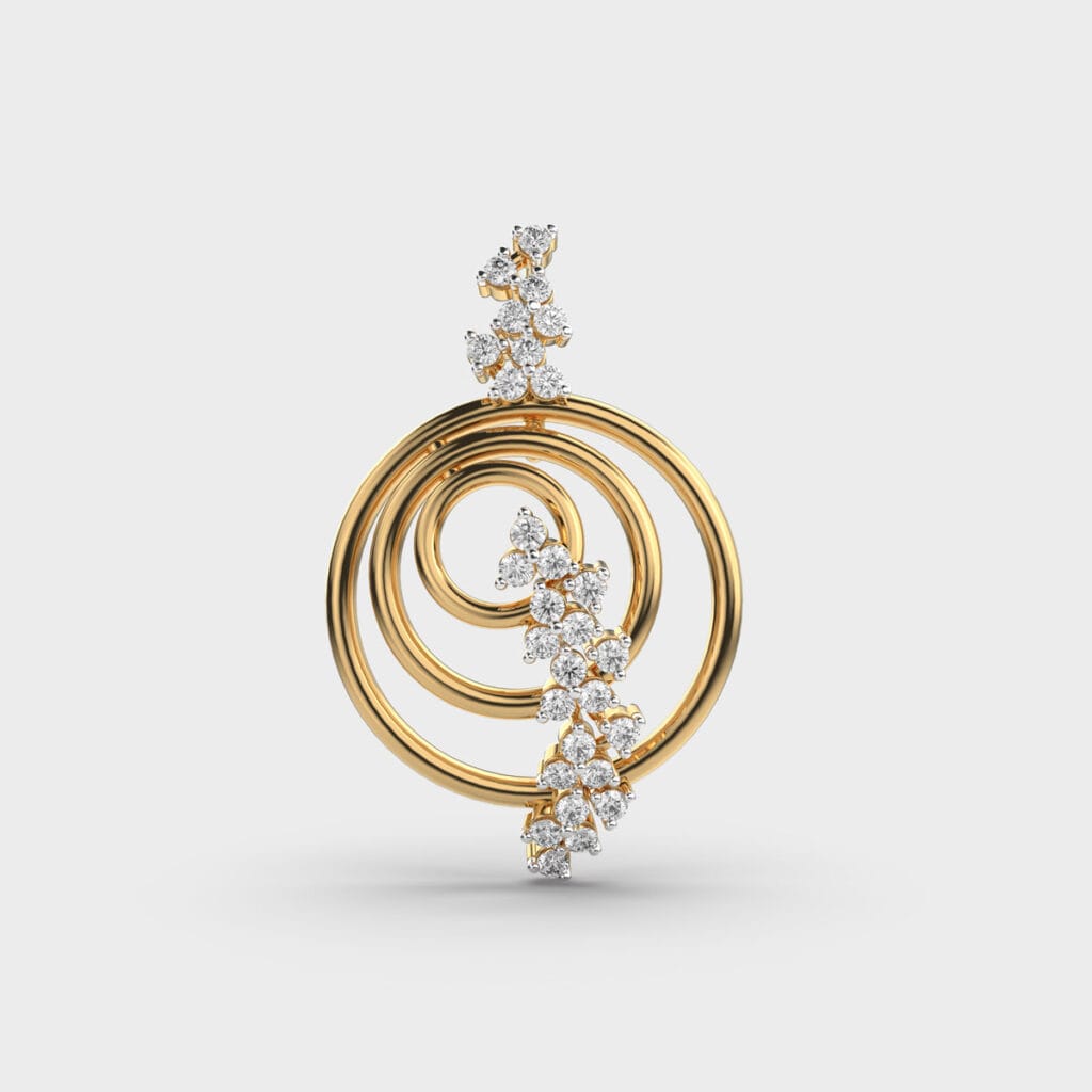 Celestial Flash Diamond Pendant – View 1