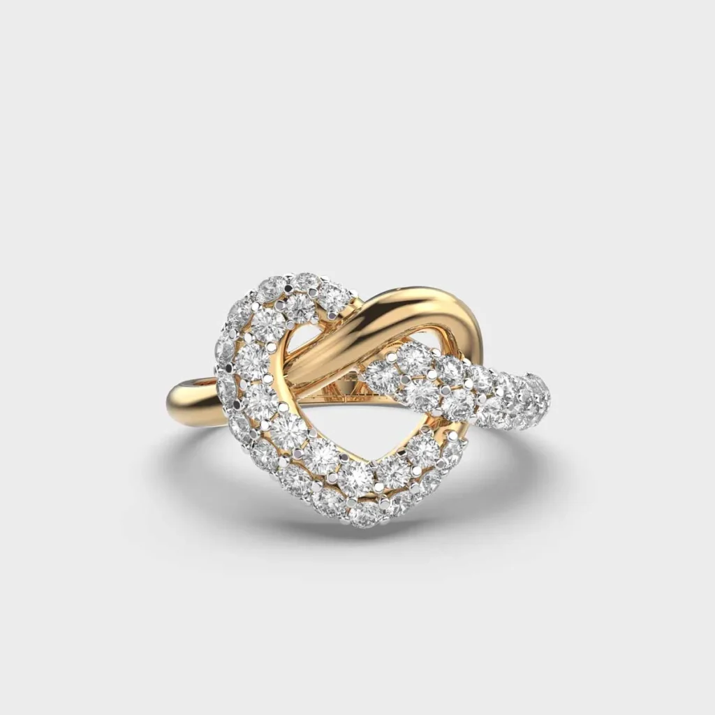 Stellar Heart Diamond Ring – View 1