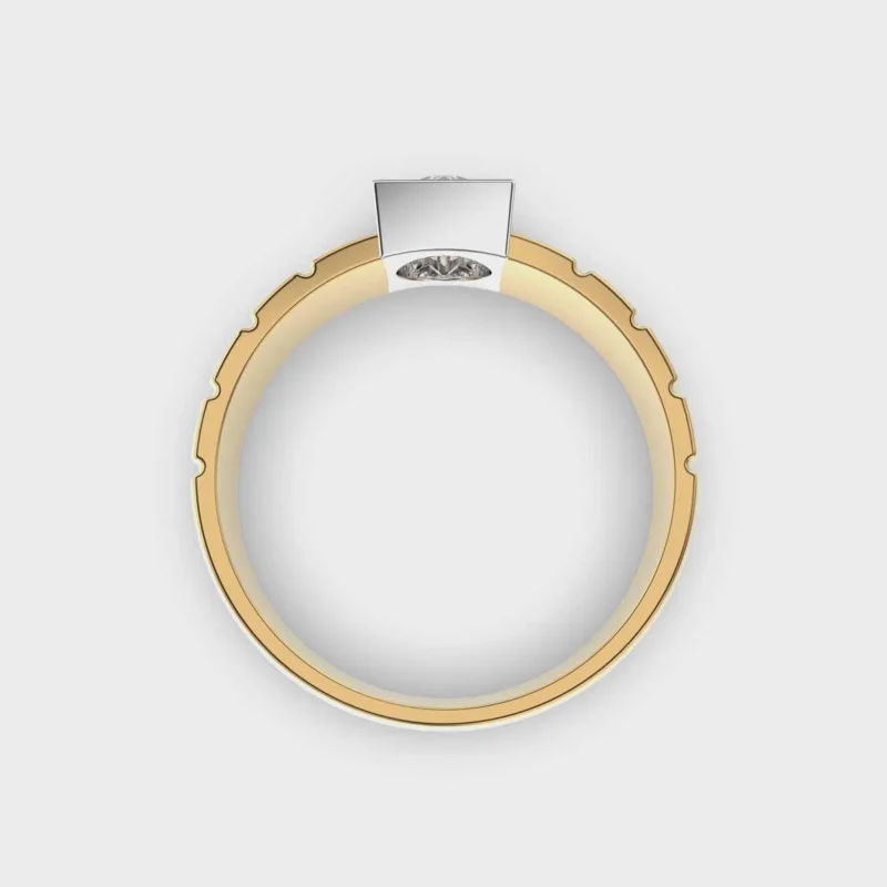 Centurion 50 Cent Classic Solitaire Ring - Image 4