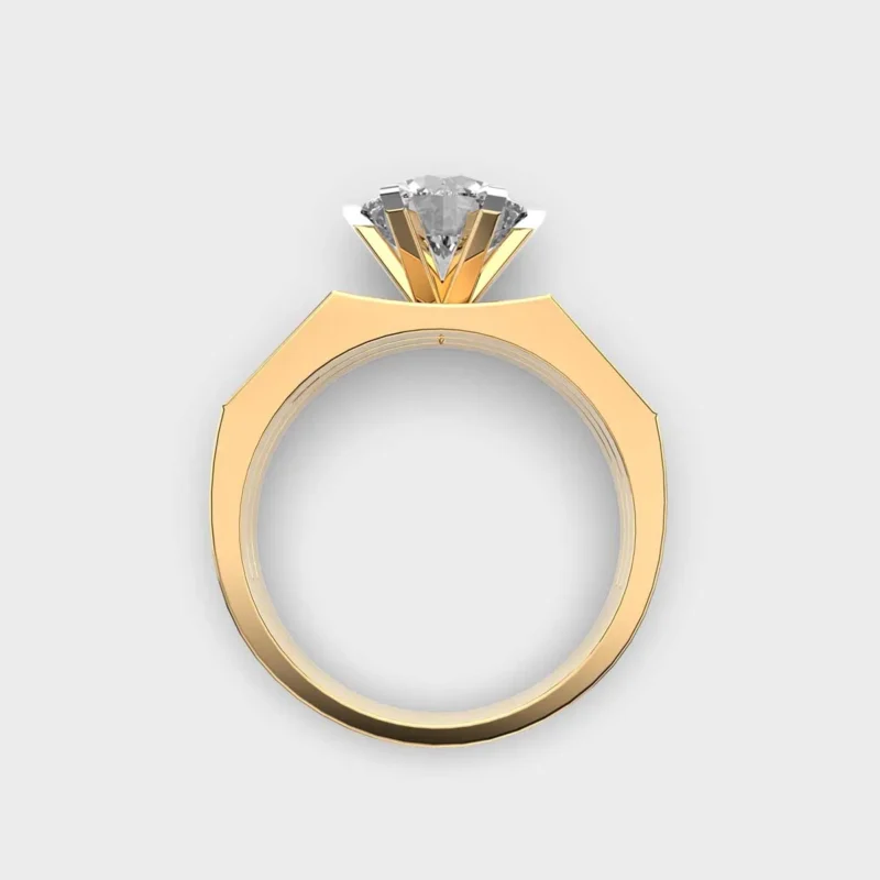 Eternal Solitaire 1.5 Carat Men’s Band - Image 3