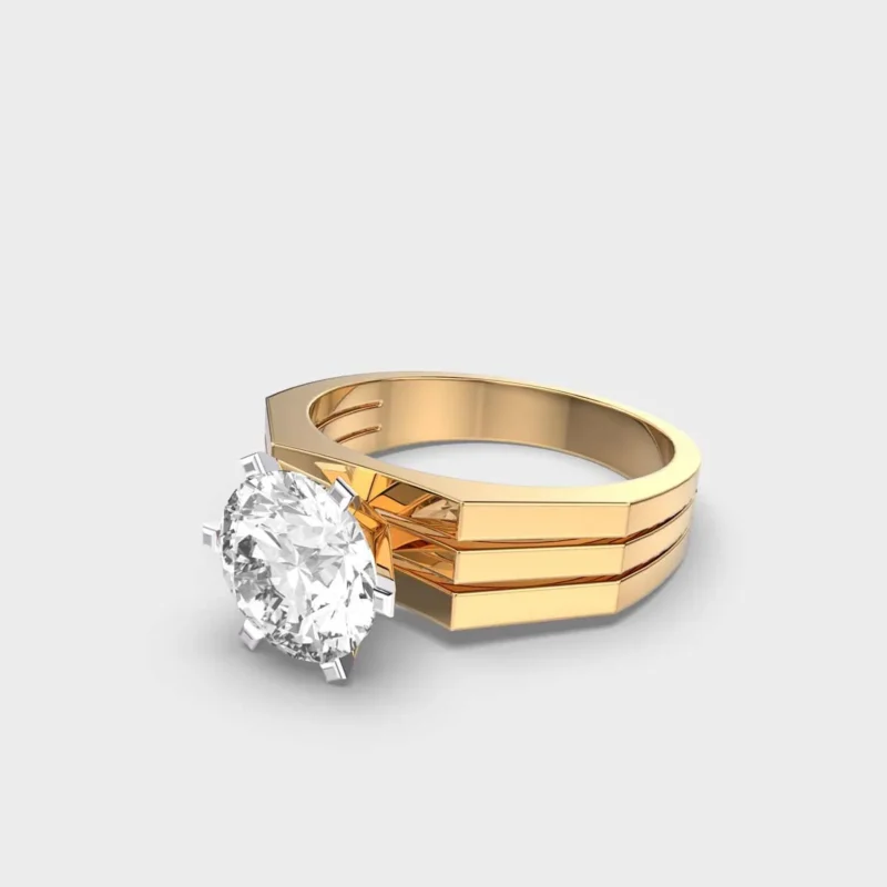 Eternal Solitaire 1.5 Carat Men’s Band - Image 2