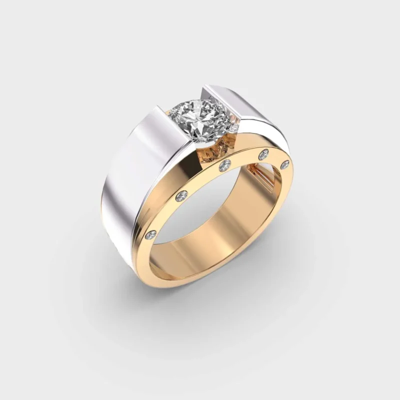 Dual Essence Men’s Ring - Image 2